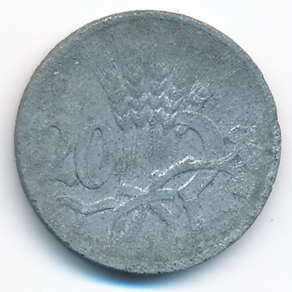 Богемия и Моравия, 20 гелеров