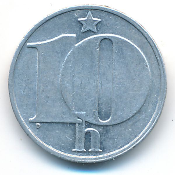 Чехословакия, 10 гелеров (1975 г.)