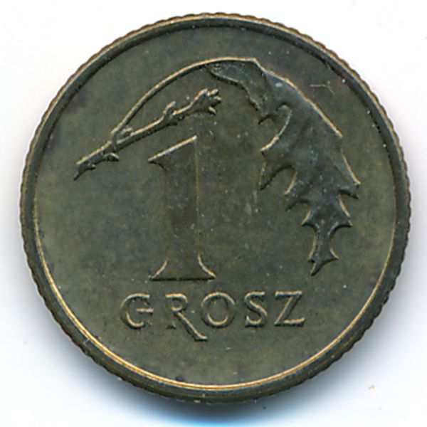 Польша, 1 грош (2011 г.)
