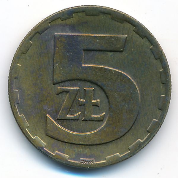 Польша, 5 злотых (1976 г.)