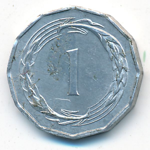 Кипр, 1 мил (1963 г.)