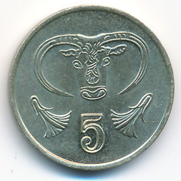 Кипр, 5 центов (1988 г.)