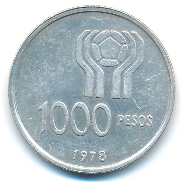Аргентина, 1000 песо (1978 г.)