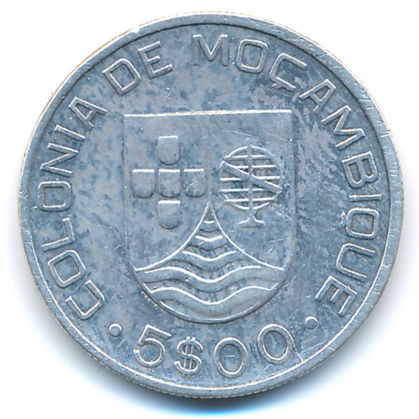 Мозамбик, 5 эскудо (1935 г.)