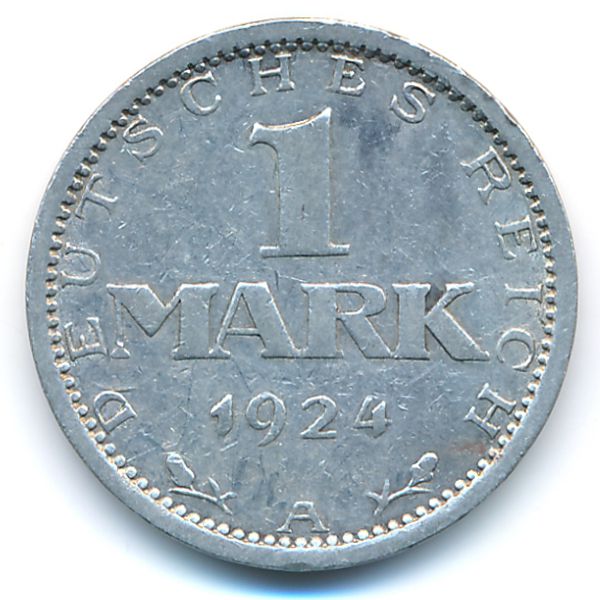 Веймарская республика, 1 марка (1924 г.)