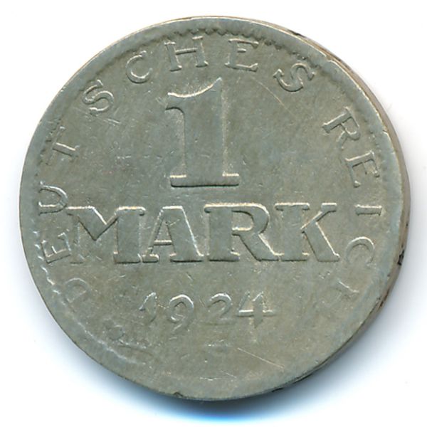 Веймарская республика, 1 марка (1924 г.)