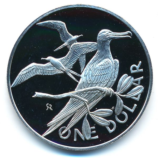 Виргинские острова, 1 доллар (1974 г.)