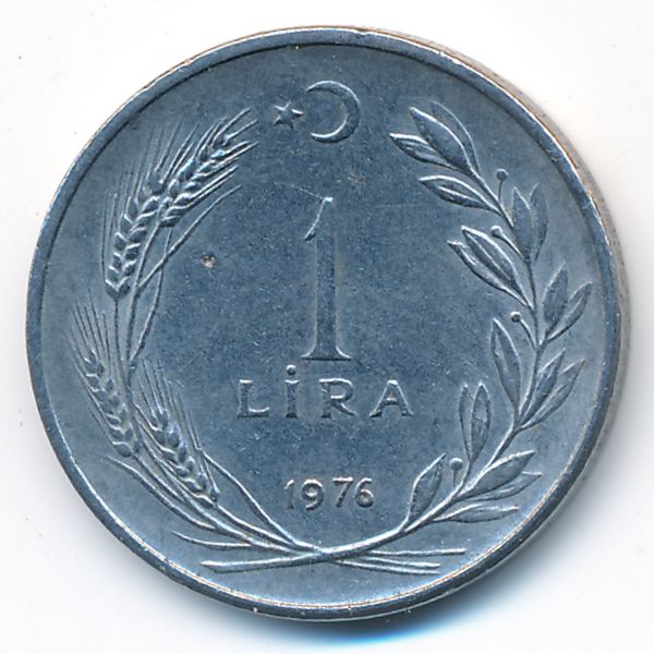 Турция, 1 лира (1976 г.)