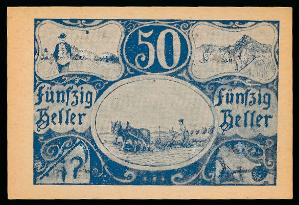 Нотгельды Австрии, 50 геллеров (1920 г.)