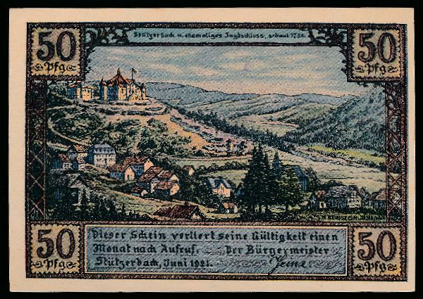 Нотгельды Германии, 50 пфеннигов (1921 г.)