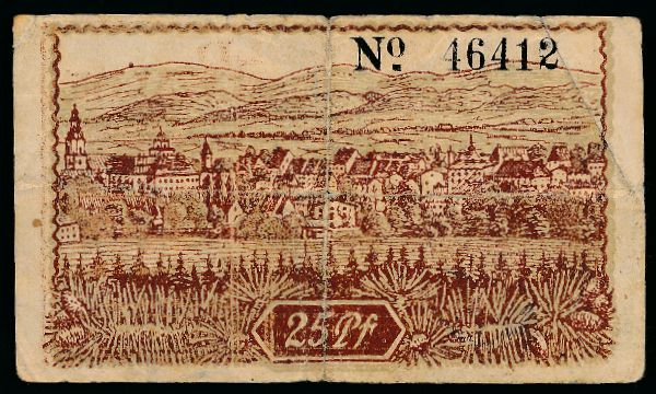 Нотгельды Германии, 25 пфеннигов