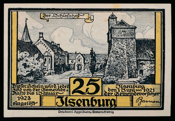 Нотгельды Германии, 25 пфеннигов (1923 г.)