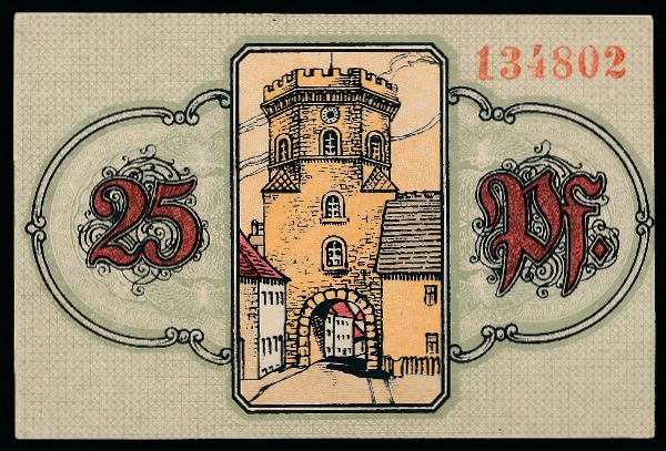 Нотгельды Германии, 25 пфеннигов (1918 г.)