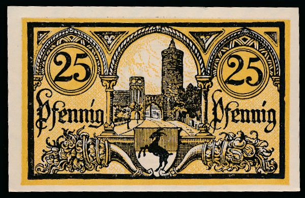 Нотгельды Германии, 25 пфеннигов (1921 г.)