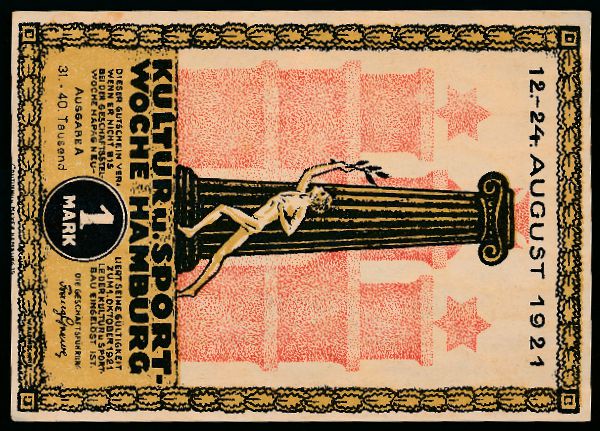 Нотгельды Германии, 1 марка (1921 г.)