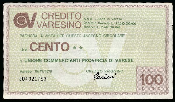 Италия., 100 лир (1976 г.)