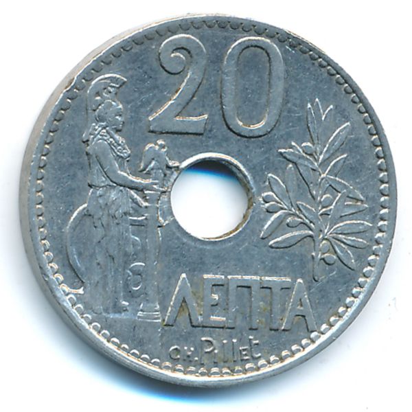 Греция, 20 лепт (1912 г.)