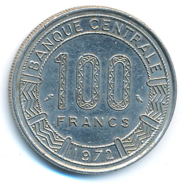 Габон, 100 франков (1972 г.)