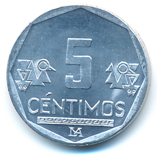 Перу, 5 сентимо (2014 г.)