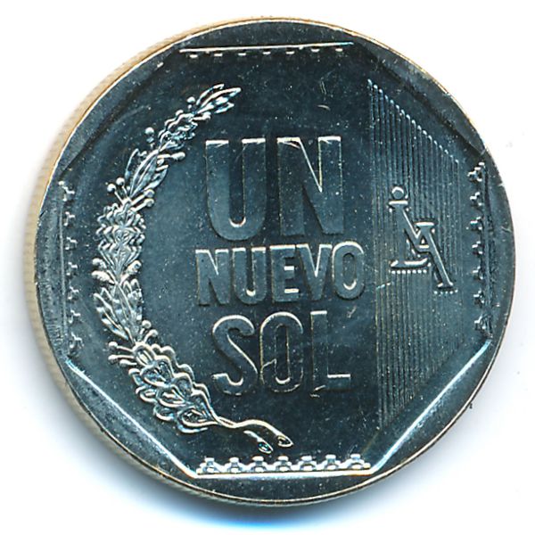 Перу, 1 новый соль (2010 г.)