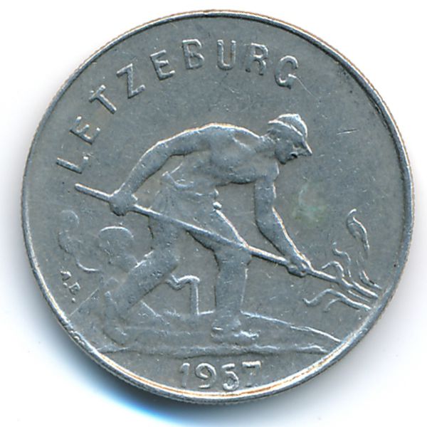 Люксембург, 1 франк (1957 г.)