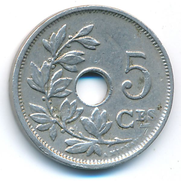 Бельгия, 5 сентим (1922 г.)