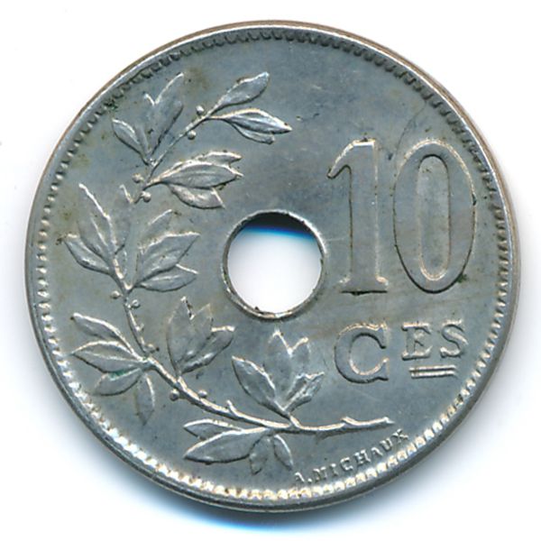 Бельгия, 10 сентим (1904 г.)