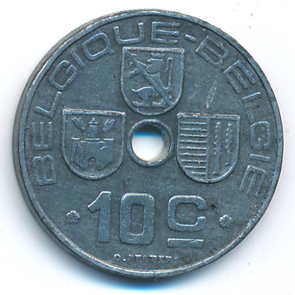 Бельгия, 10 сентим (1943 г.)