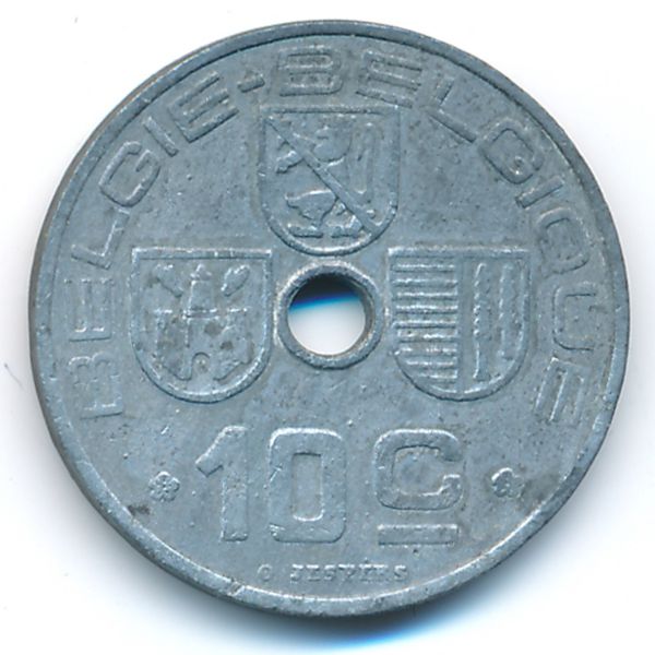 Бельгия, 10 сентим (1943 г.)