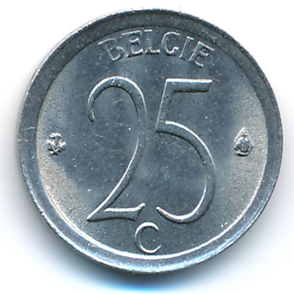 Бельгия, 25 сентим (1972 г.)