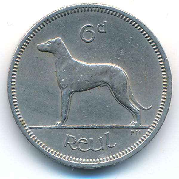 Ирландия, 6 пенсов (1964 г.)
