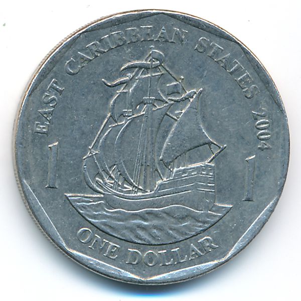 Восточные Карибы, 1 доллар (2004 г.)