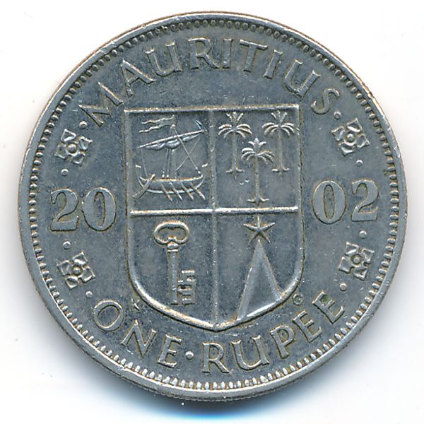 Маврикий, 1 рупия (2002 г.)