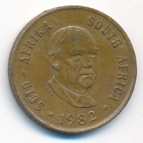 ЮАР, 1 цент (1982 г.)