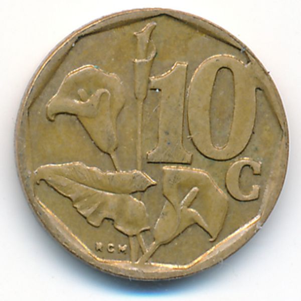 ЮАР, 10 центов (1997 г.)