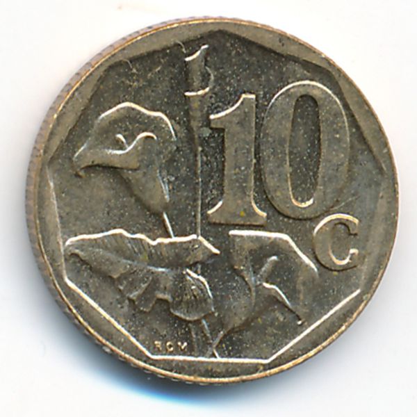 ЮАР, 10 центов (2006 г.)