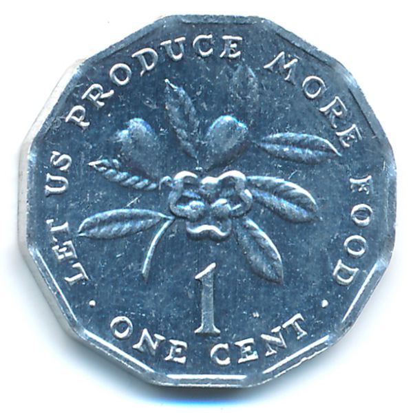 Ямайка, 1 цент (1990 г.)