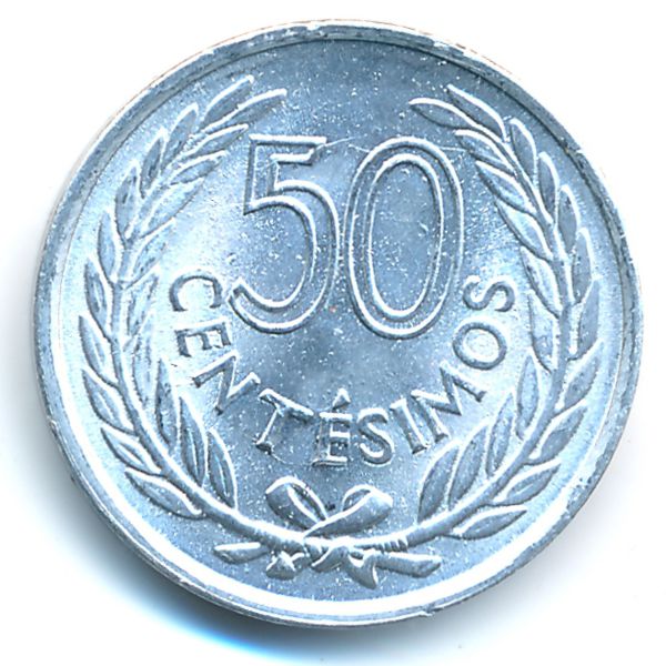 Уругвай, 50 сентесимо (1965 г.)