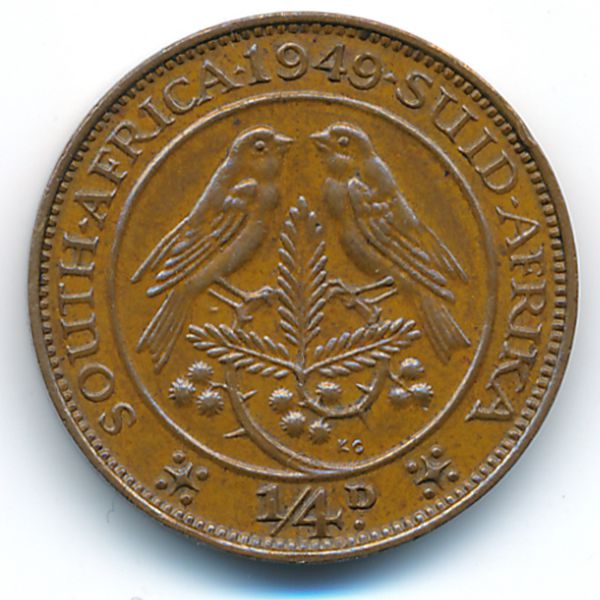 ЮАР, 1/4 пенни (1949 г.)