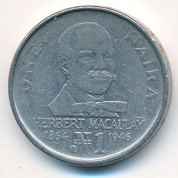 Нигерия, 1 найра (1991 г.)