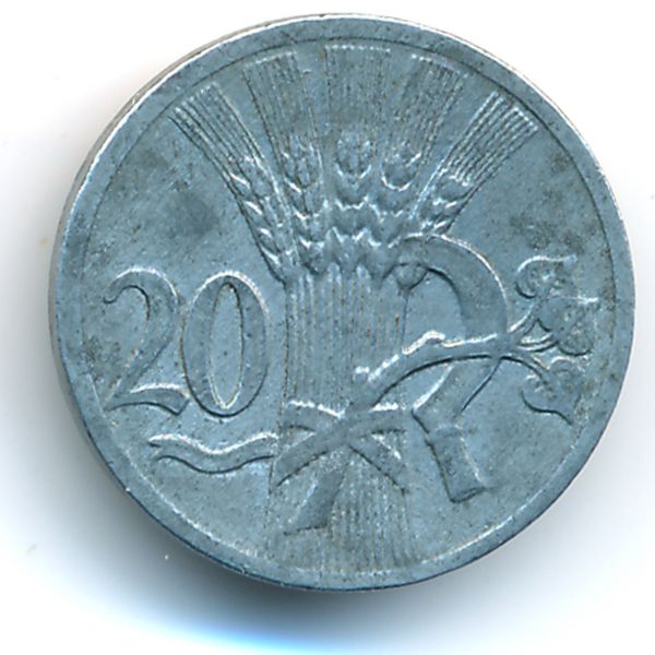 Богемия и Моравия, 20 гелеров (1941 г.)