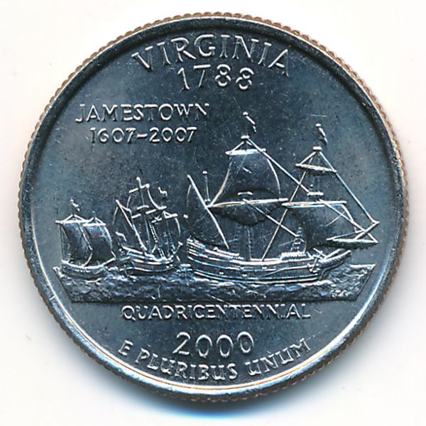 США, 1/4 доллара (2000 г.)