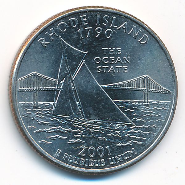 США, 1/4 доллара (2001 г.)
