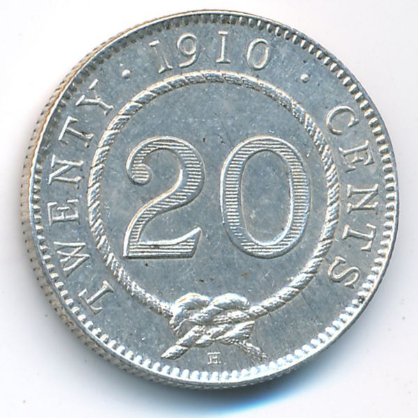 Саравак, 20 центов (1910 г.)