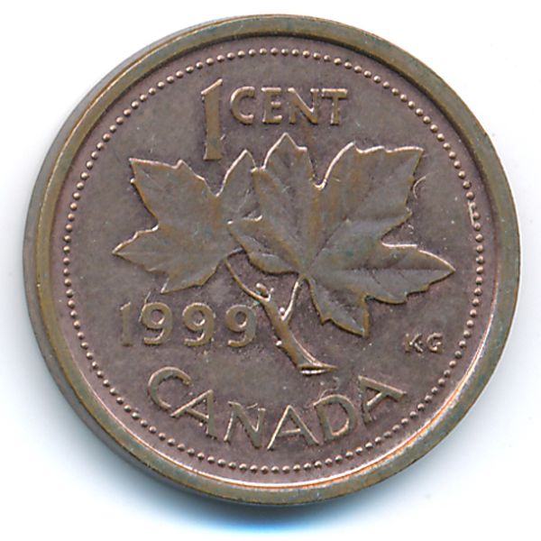 Канада, 1 цент (1999 г.)