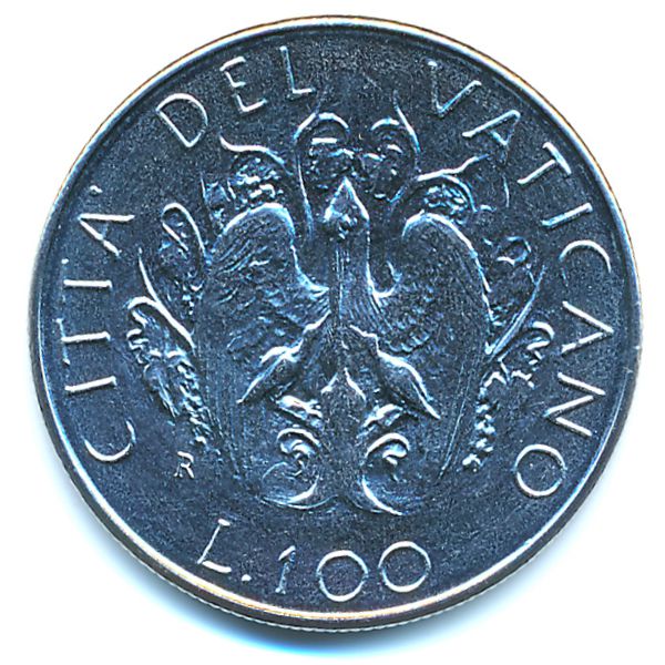Ватикан, 100 лир (1989 г.)