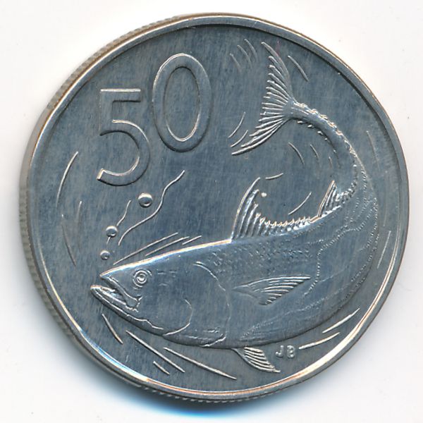 Острова Кука, 50 центов (1972 г.)