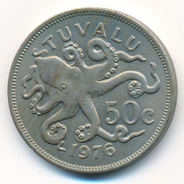 Тувалу, 50 центов (1976 г.)