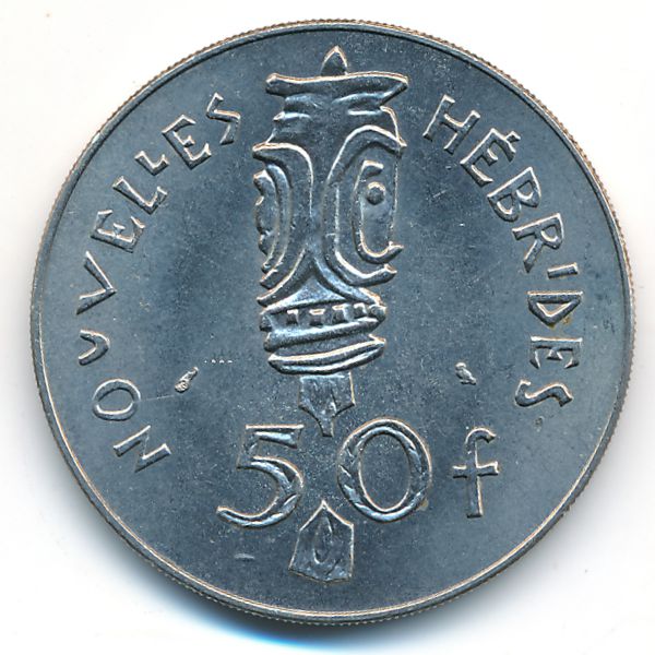 Новые Гебриды, 50 франков (1972 г.)