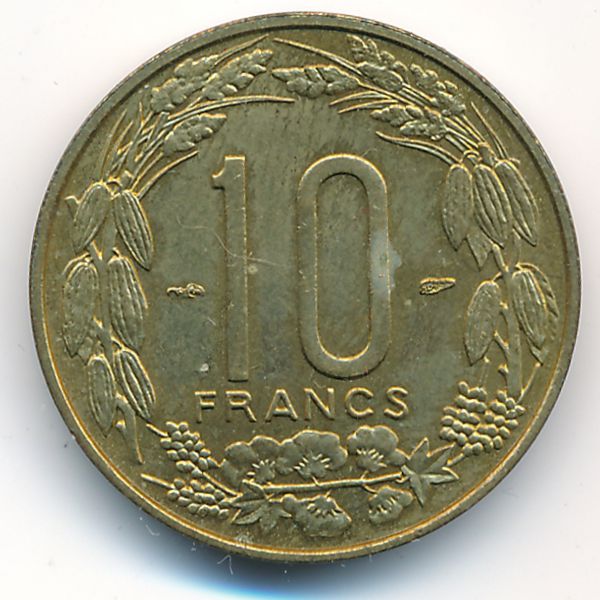 Камерун, 10 франков (1958 г.)